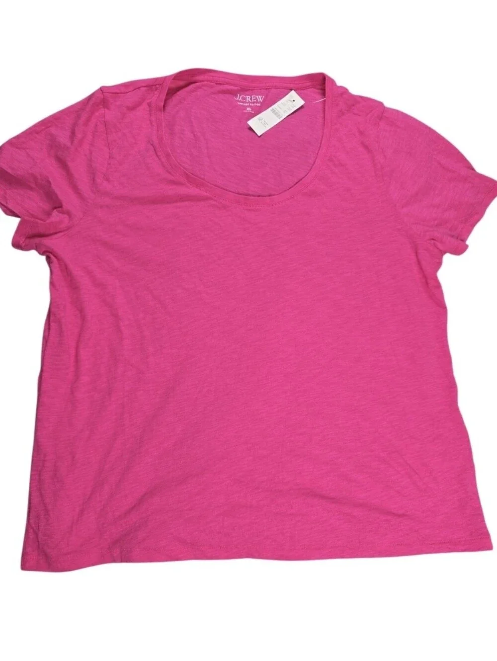 J.Crew Women’s XL Pink Scoop Neck Short Sleeve T-Shirt